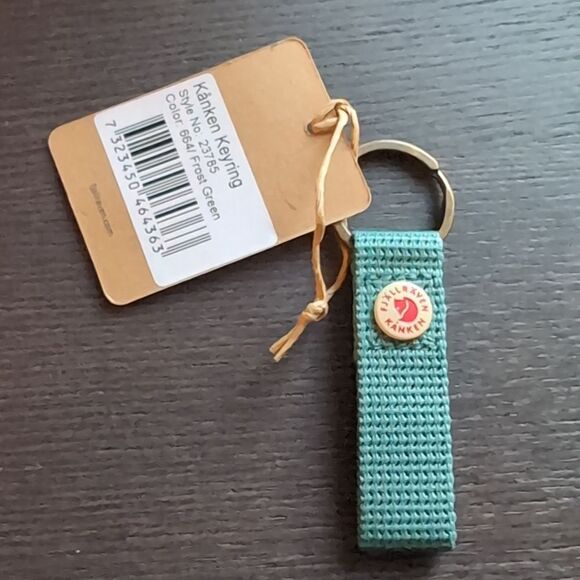 Fjällräven Blue Keychain Frost Green Nwt - Picture 5 of 5